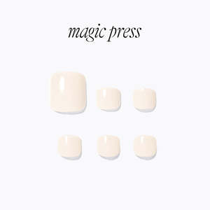 [AURORA] MAGIC PRESS NAIL - CREAMY WHITE