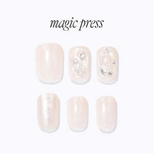 [BLUSHING] MAGIC PRESS NAIL - SILVER DEWY