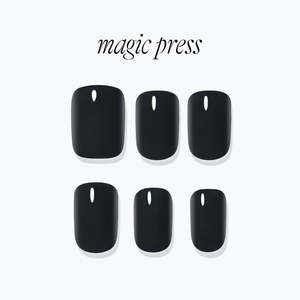 [AIRY] MAGIC PRESS NAIL - STEADY BLACK