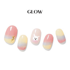 Best Seller: [THE FIRST GLOW] GLOW GEL NAIL – FLUFFY PUPPY