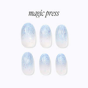 [GLASSY] MAGIC PRESS NAIL - GLORY BLUE