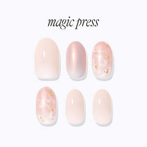 [GLASSY] MAGIC PRESS NAIL - MARBLE MIRROR