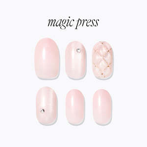 [CANDLELIGHT] MAGIC PRESS NAIL - GLOSSY QUILTING