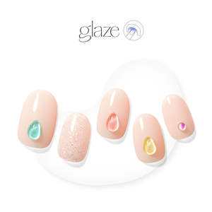 Jenny Nail: [RAINBOW DROPS] GLAZE GEL NAIL – RAINY DAY