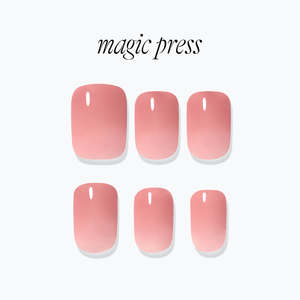 [AIRY] MAGIC PRESS NAIL - ROSY (REGULAR ROUND)