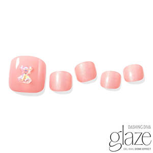 [CANDY BEAR] GLAZE GEL PEDI – BLUSHING BEAR