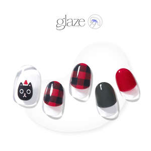 [SANTA IS COMING] GLAZE GEL NAIL – BLACK CAT