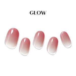 Glow Gel Nail: [COLOR & SYRUP] GLOW GEL NAIL – ROSY SYRUB