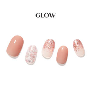 Glow Gel Nail: [MILKY WAY] GLOW GEL NAIL – ROSE TWEED