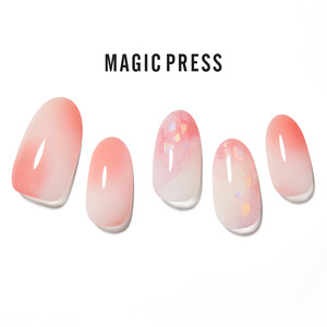 Jade Flower: [JADE FLOWER] MAGIC PRESS NAIL - PINK GLASS
