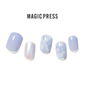 [HEART PUNCHING] MAGIC PRESS NAIL - BLOOMING BLUE