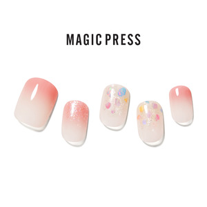 On The Ground: [ON THE GROUND] MAGIC PRESS NAIL - PINKY JUICE