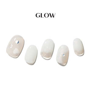 [HAPPY SNOW] GLOW GEL NAIL – WHITE SHINE