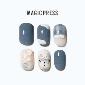 Mellow Snow: [MELLOW SNOW] MAGIC PRESS NAIL - MELLOW SNOW