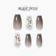 [night Sky] Magic Press Nail - Black Wish