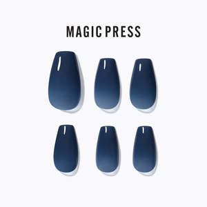 [COLOUR SERIES] MAGIC PRESS NAIL - CLEAR NAVY