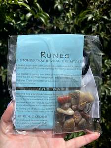 Runes: Peach Moonstone Runes Set