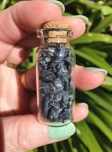 Crystal Bottles Bags: Black Tourmaline Chip Bottle