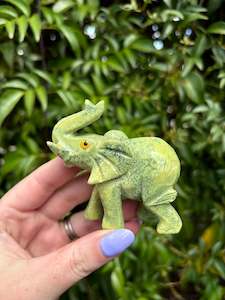 Carved Shapes Animals: Serpentine Elephant A