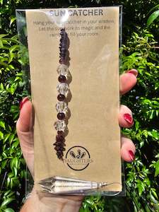 Homewares: Garnet & Cats Eye | Point Sun Catcher