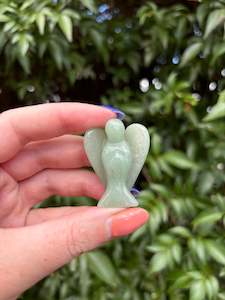 Crystals: Green Aventurine Angel Medium