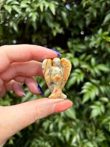 Crystals: Crazy Lace Agate Angel Medium