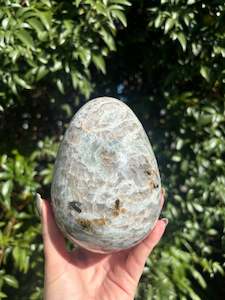 Lepidolite & Tourmaline Mix ' Unicorn Stone ' Egg 1.7kgs