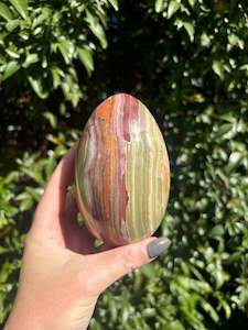 Banded Calcite Large Egg B