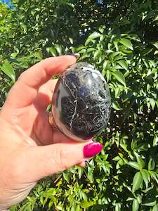 Black Marble Egg