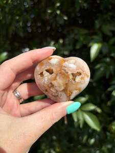 Flower Agate Heart C