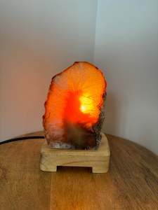 Lamps: Natural Agate Lamp 1.6kgs