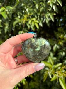 Labradorite Heart i