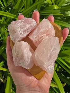Rose Quartz Rough Piece Medium