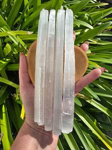 Rough Raw: Selenite Rough Rods Long