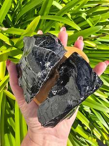 Black Obsidian Rough Large Piece