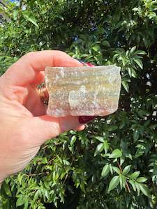 Rough Raw: Yellow Fluorite Rough Piece F