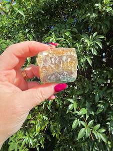 Rough Raw: Yellow Fluorite Rough Piece E