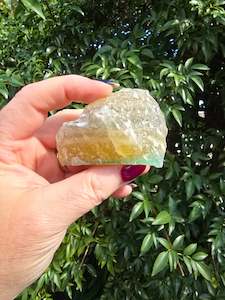 Yellow Fluorite Rough Piece D