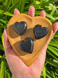 Hearts: Shungite Polished Heart Medium