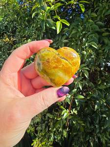 Hearts: Green Opal Heart C