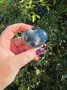 Moss Agate Heart G