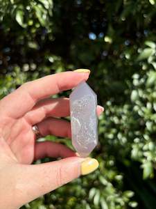 Druzy Agate Double Terminated Point A