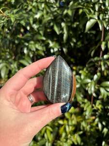 Flat Bases Freeforms: Blue Tigers Eye Flame E