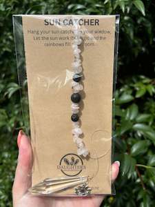 Homewares: Rose Quartz & Lava Stone | Point Sun Catcher