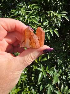 Tangerine Quartz Cluster A
