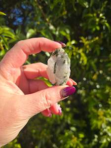 Rough Raw: Green Tourmaline Rough Piece D