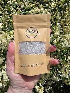 Clear Quartz Crystal Chip 100 gms Bag