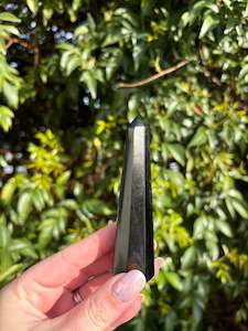 Points Towers: Silver Sheen Obsidian Point E