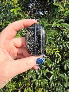 Blue Tigers Eye Palm Stone E