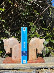 Horse Soapstone Bookends C